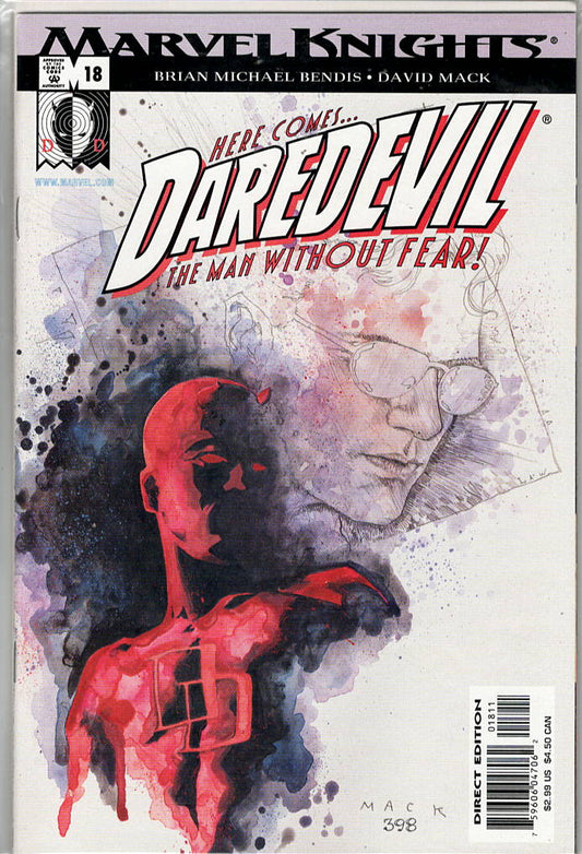 Pre-Owned - Daredevil #18  (July 2001) Scanned Image Pop Weasel Pre-Owned Comics