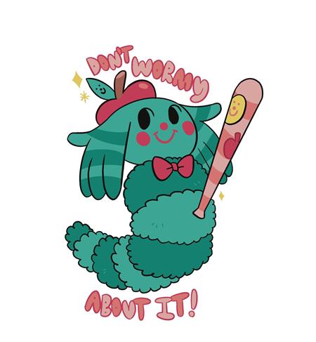 Lucky Cap Scout Wormy Sticker - Image - Collectibles - Image - Pop Weasel