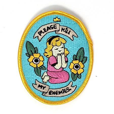 Please Kill My Enemies Embroidered Patch - Image - Collectibles - Image - Pop Weasel