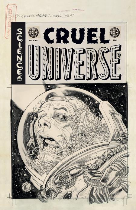 Ec Cruel Universe 2 #1 (of 12)  F Inc 1:20 Tom Fowler B&w Artist Edition Var - Image