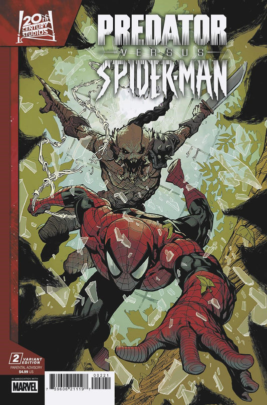 PREDATOR VS. SPIDER-MAN #2 RYAN STEGMAN VARIANT - Image