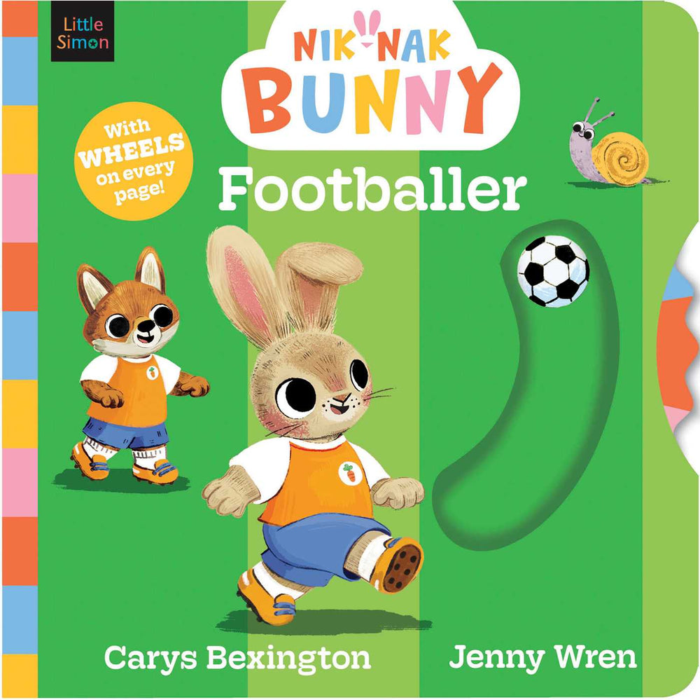 Nik-Nak Bunny Footballer: The perfect baby and toddler book to celebrate the World Cup! - Childrens Books - Image - Pop Weasel