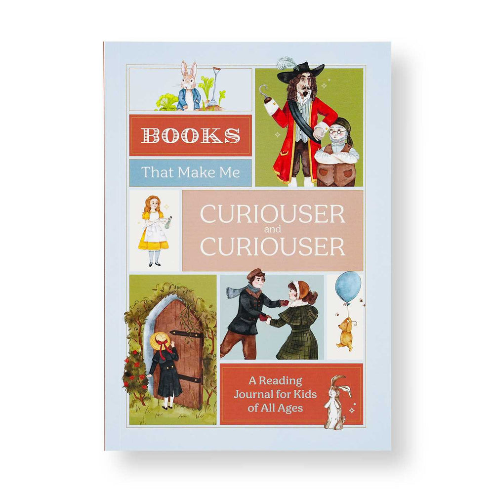 Books that Make Me Curiouser and Curiouser: A Reading Journal for Kids of All Ages - Stationery - Image - Pop Weasel