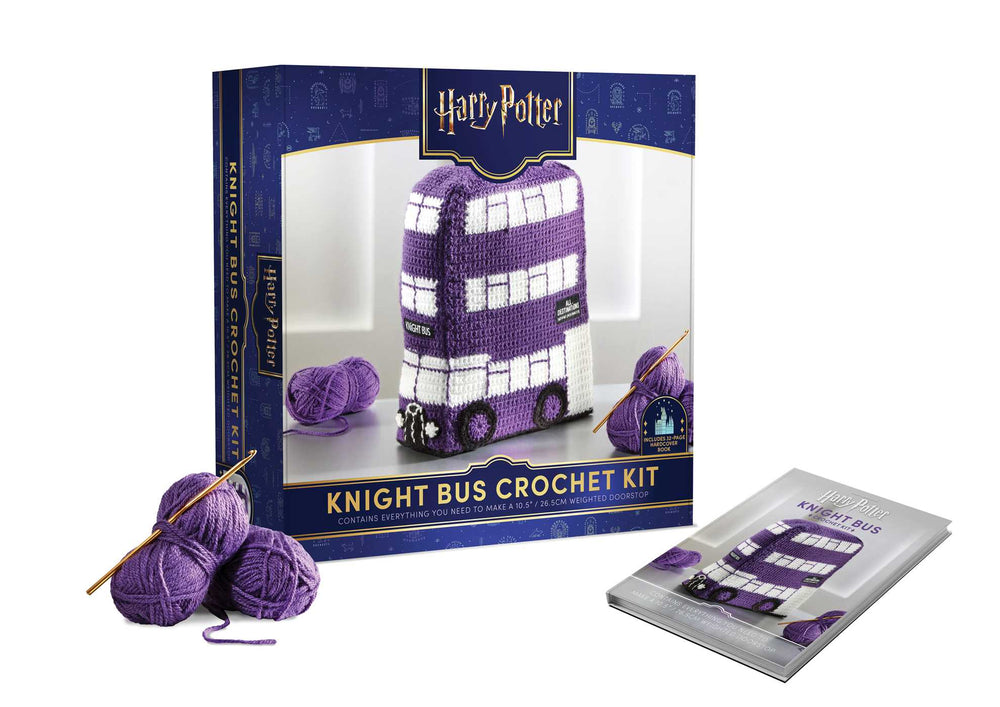 Harry Potter: Knight Bus Doorstop Crochet Kit - Books - Image - Pop Weasel