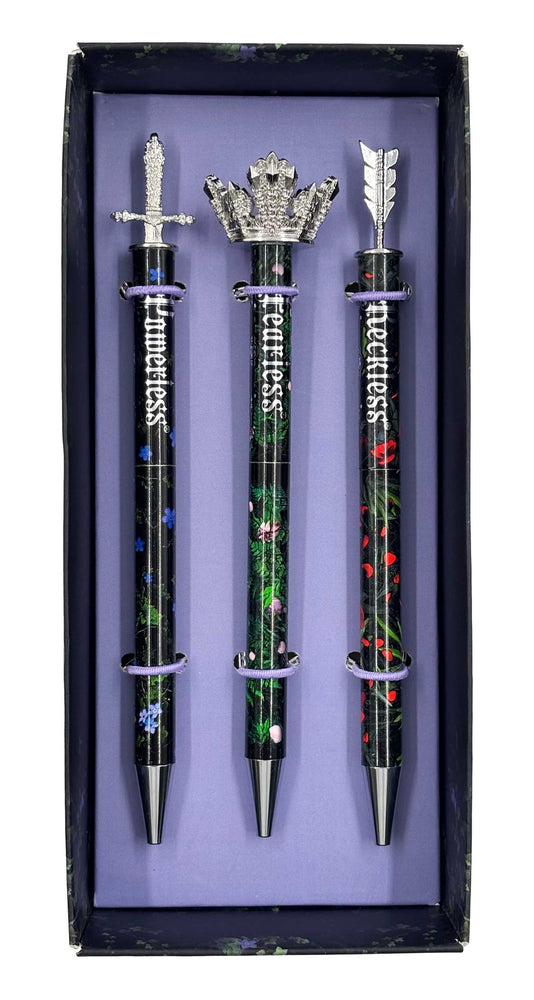 Lauren Roberts: Powerless Trilogy Pen Set (Set of 3) - Stationery - Image - Pop Weasel