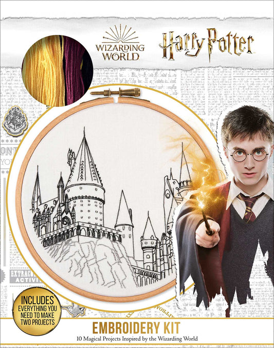 Harry Potter Embroidery - Craft Kit - Craft Gift for Harry Potter Fans - Officially Licensed