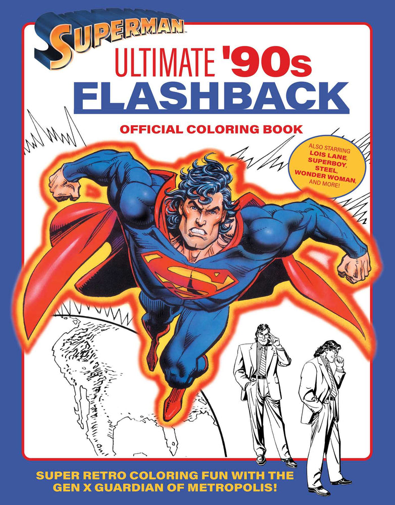 Superman: Ultimate '90S Flashback Official Coloring Book - Books - Image - Pop Weasel