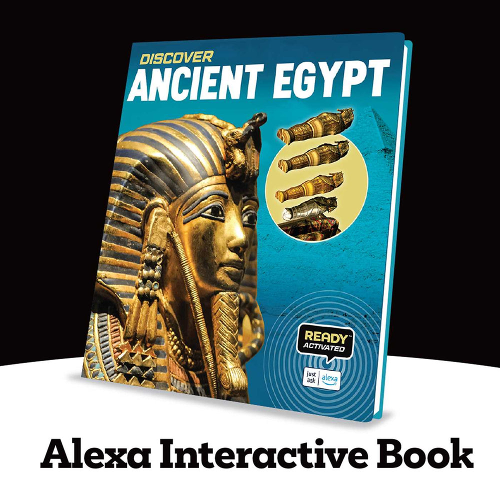 Discover: Ancient Egypt (Ready Activated: A Readyland Alexa Interactive Book): Books You Can Talk to with Amazon Alexa and Echo by Readyland - Childrens Books - Image - Pop Weasel