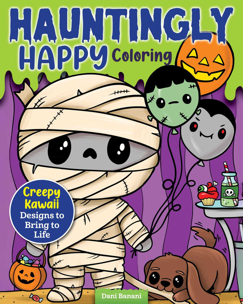 Hauntingly Happy Coloring: Creepy Kawaii Designs to Bring to Life - Books - Image - Pop Weasel