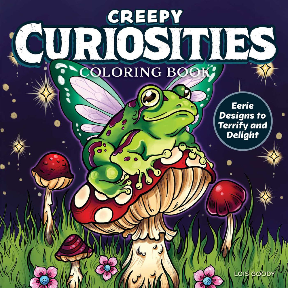Creepy Curiosities Coloring Book: Eerie Designs to Terrify and Delight - Books - Image - Pop Weasel