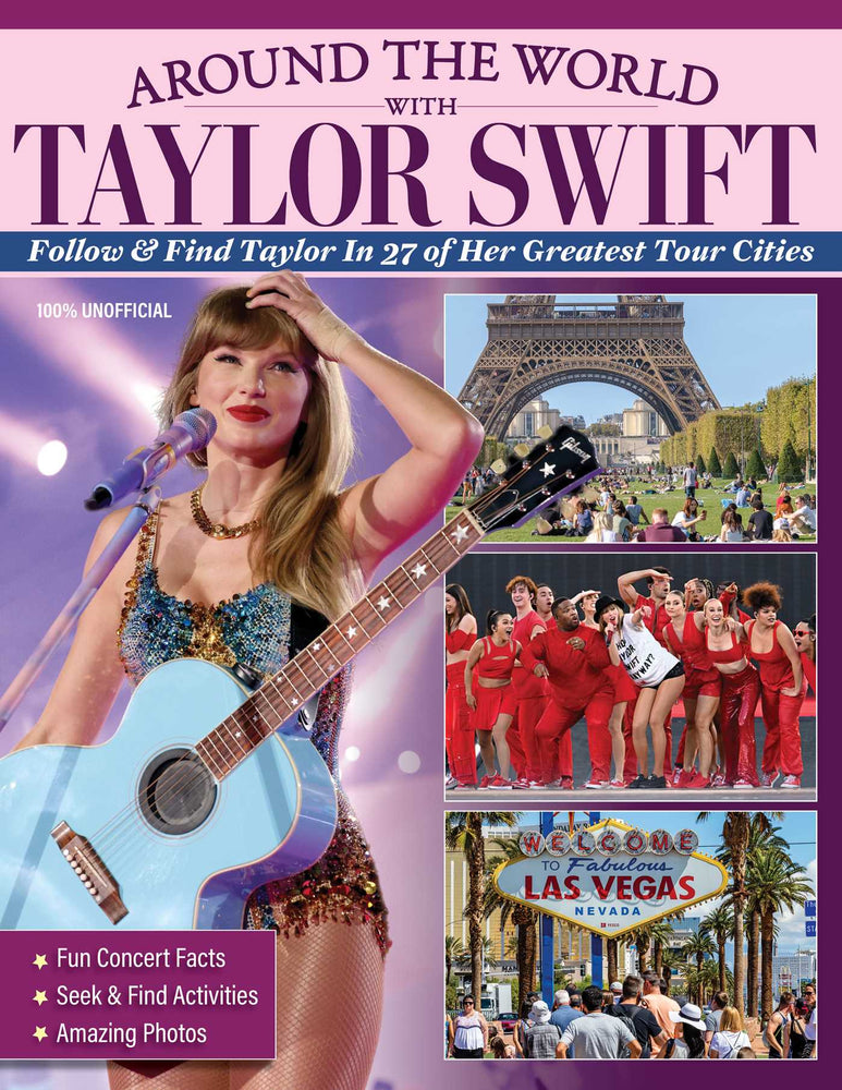 Around the World with Taylor Swift: Follow & Find Taylor in 27 of Her Greatest Tour Cities - Books - Image - Pop Weasel