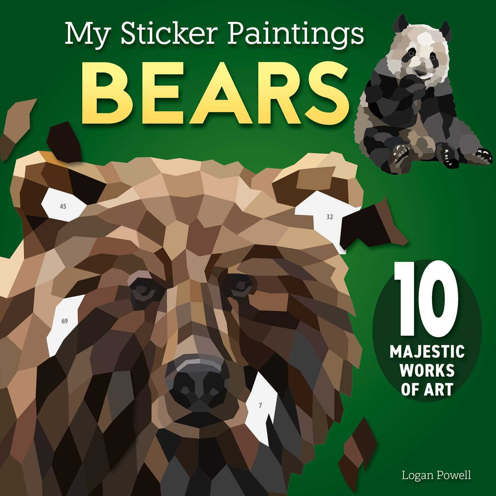My Sticker Paintings: Bears: 10 Majestic Works of Art - Books - Image - Pop Weasel