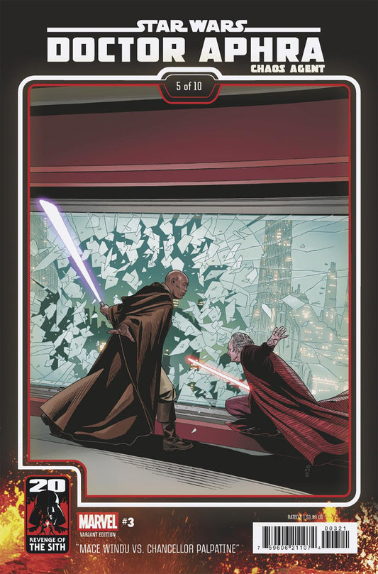 STAR WARS: DOCTOR APHRA - CHAOS AGENT #3 CHRIS SPROUSE REVENGE OF THE SITH 20TH ANNIVERSARY VARIANT - Image