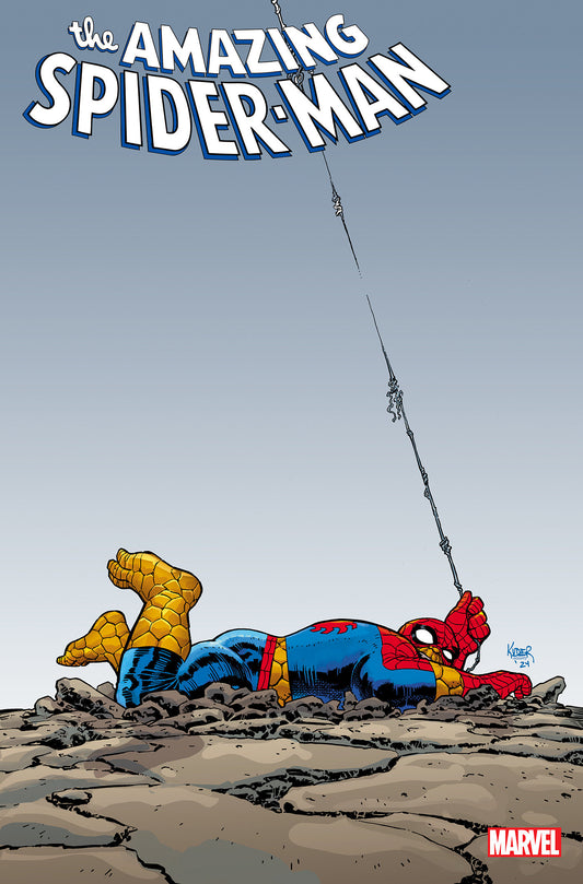 AMAZING SPIDER-MAN #61 AARON KUDER THE THING! VARIANT image