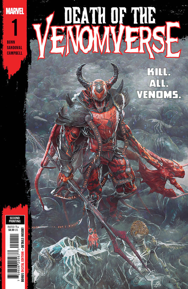 DEATH OF THE VENOMVERSE 1 BJORN BARENDS 2ND PRINTING VARIANT - Comics - Image - Pop Weasel