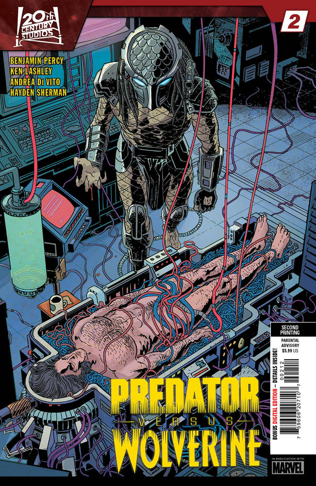 PREDATOR VS. WOLVERINE 2 HAYDEN SHERMAN 2ND PRINTING VARIANT - Comics - Image - Pop Weasel