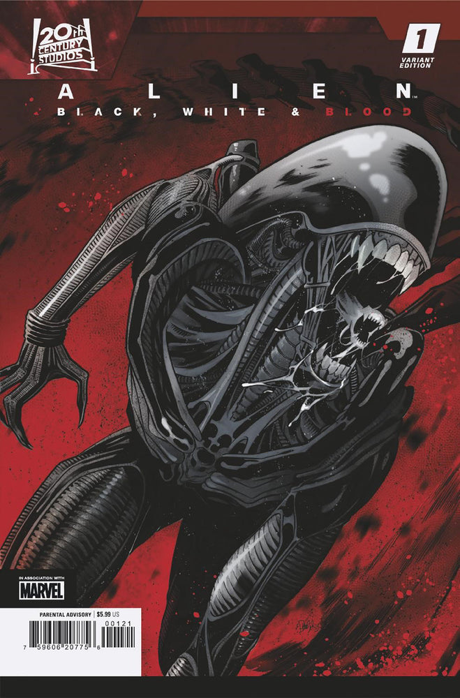 ALIEN: BLACK, WHITE & BLOOD 1 ELENA CASAGRANDE VARIANT - Comics - Image - Pop Weasel