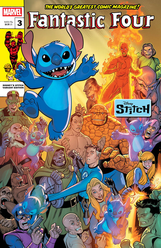 Fantastic Four #3 Paco Medina Disney Stitch Variant - Image