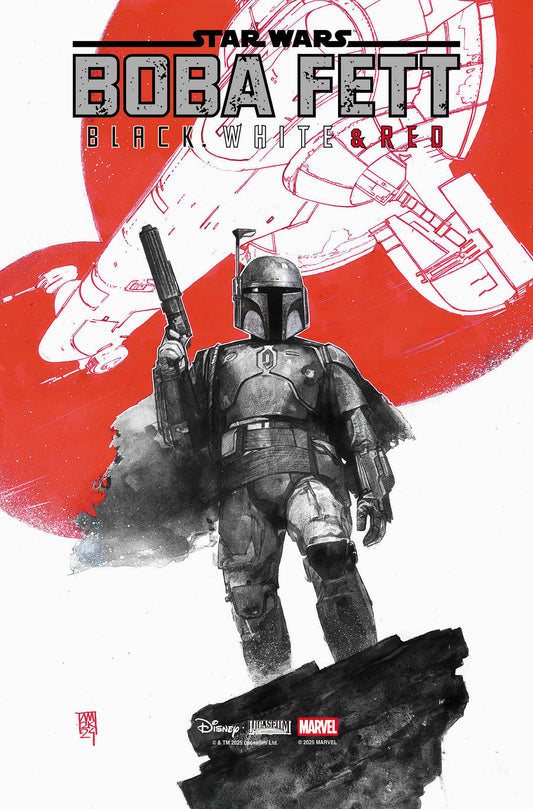 Star Wars: Boba Fett - Black, White & Red #1 - Image