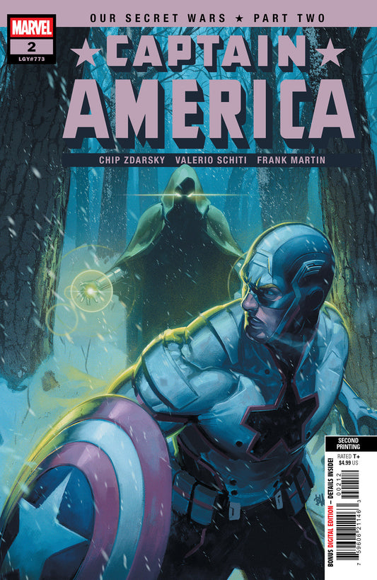CAPTAIN AMERICA #2 BEN HARVEY 2ND PRINTING VARIANT