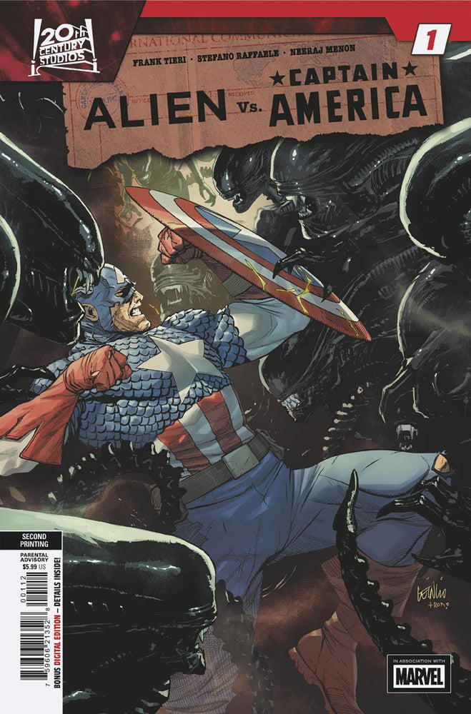 ALIEN VS. CAPTAIN AMERICA - Comics - Image - Pop Weasel