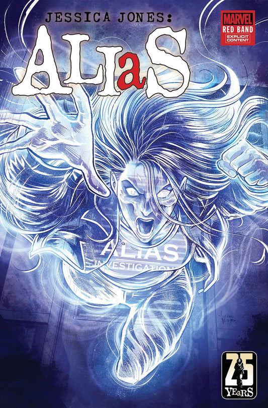 ALIAS: RED BAND #1 LUCIANO VECCHIO MARVEL MONSTER VARIANT [POLYBAGGED]