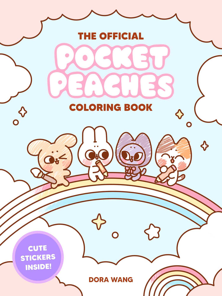 The Official Pocket Peaches Coloring Book: Cozy Coloring And Cute Stickers - Books - Image - Pop Weasel