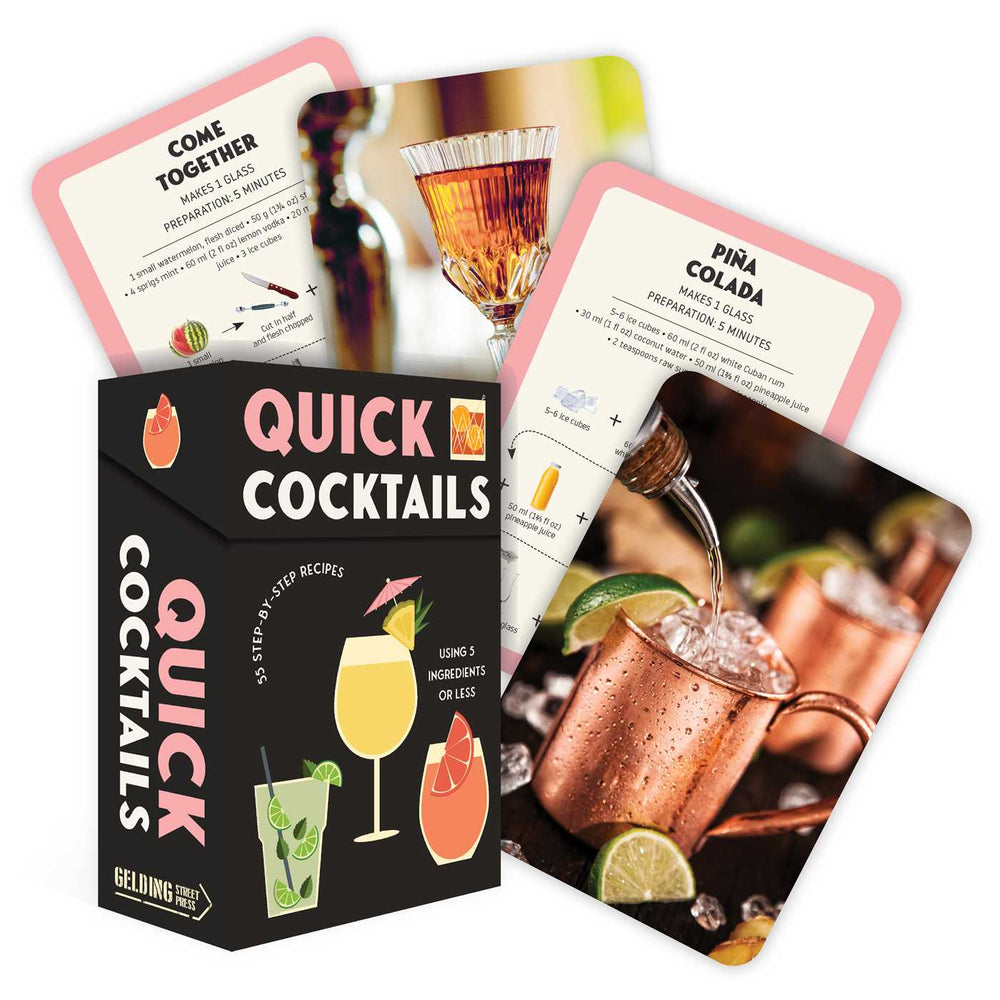 Quick Cocktails: 55 Step-By-Step Recipes Using 5 Ingredients Or Less - Books - Image - Pop Weasel