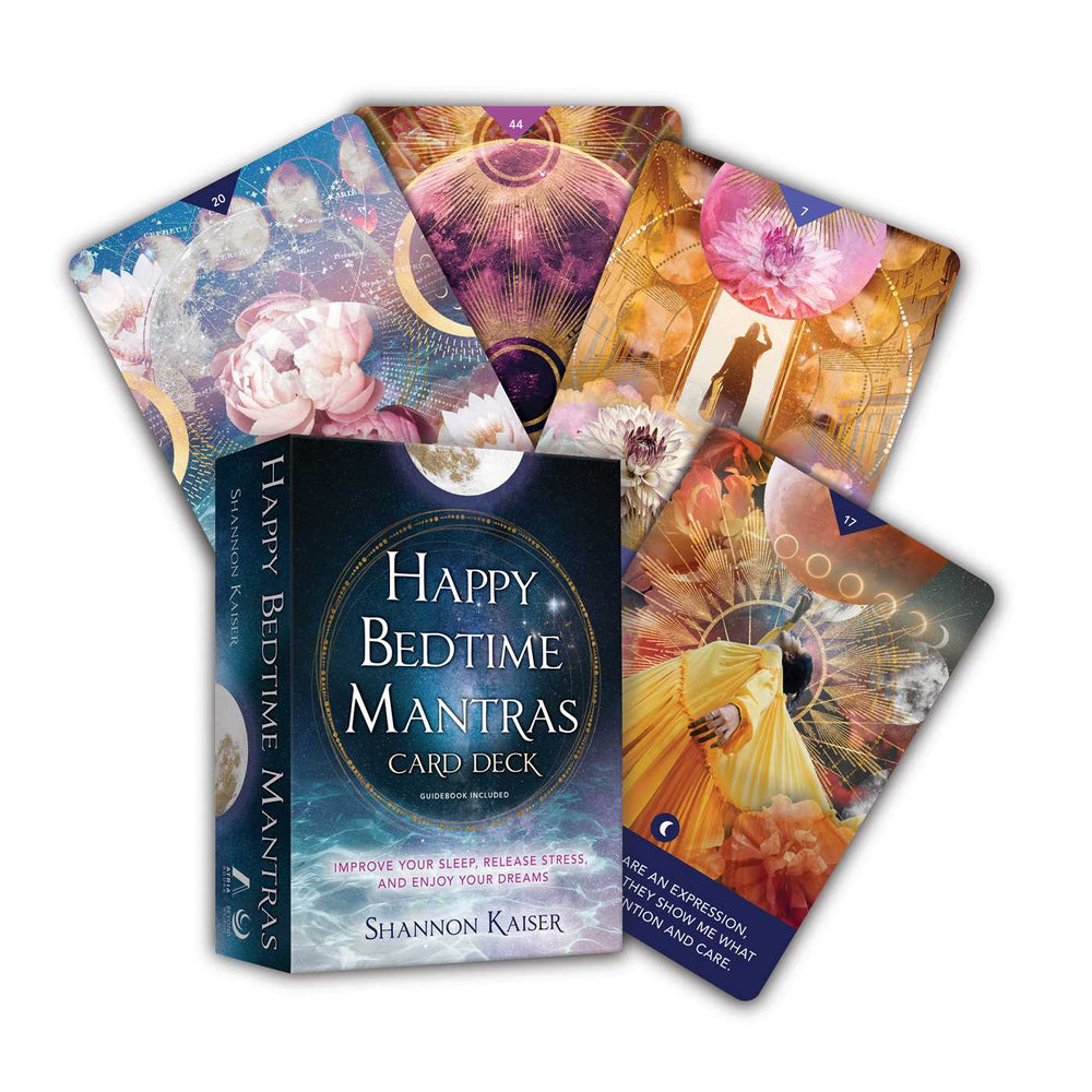 Happy Bedtime Mantras Card Deck: Improve Your Sleep, Release Stress, and Enjoy Your Dreams - Cards - Image - Pop Weasel