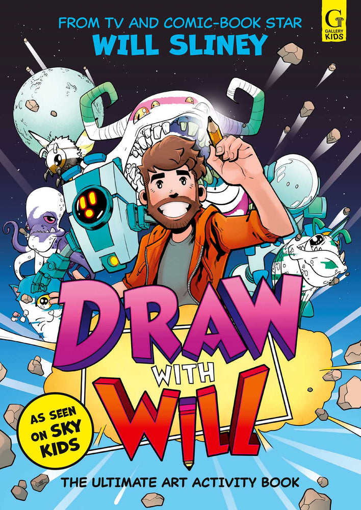 Draw With Will: The Ultimate Art Activity Book From Comic Book Artist And Tv Star - Childrens Books - Image - Pop Weasel