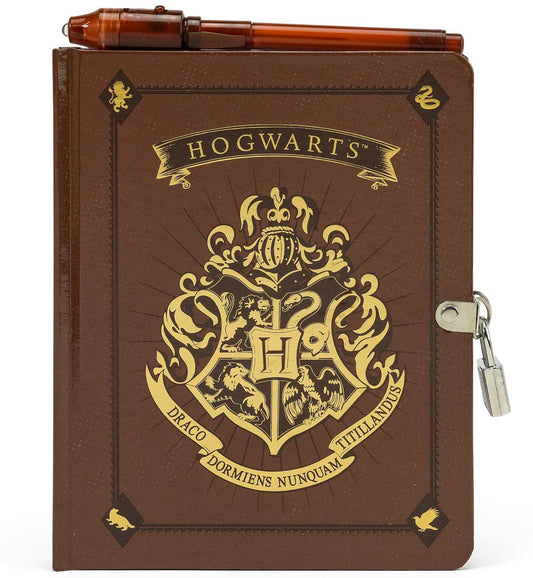 Harry Potter: Hogwarts Lock & Key Diary : Lock & Key Diary with Invisible Ink Pen