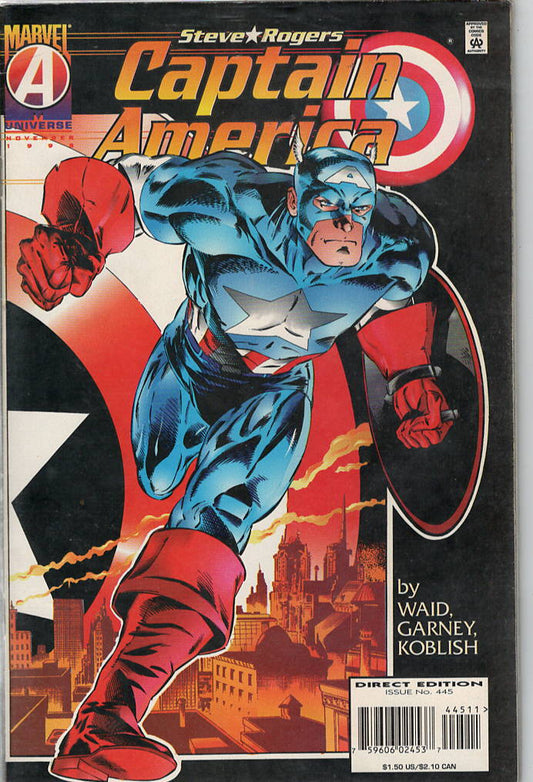 Pre-Owned - Captain America #445  (November 1995) Scanned Image Pop Weasel Pre-Owned Comics