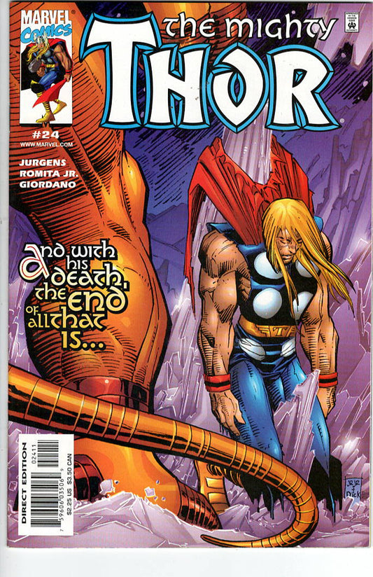 Pre-Owned - Thor #24  (June 2000) Scanned Image Pop Weasel Pre-Owned Comics