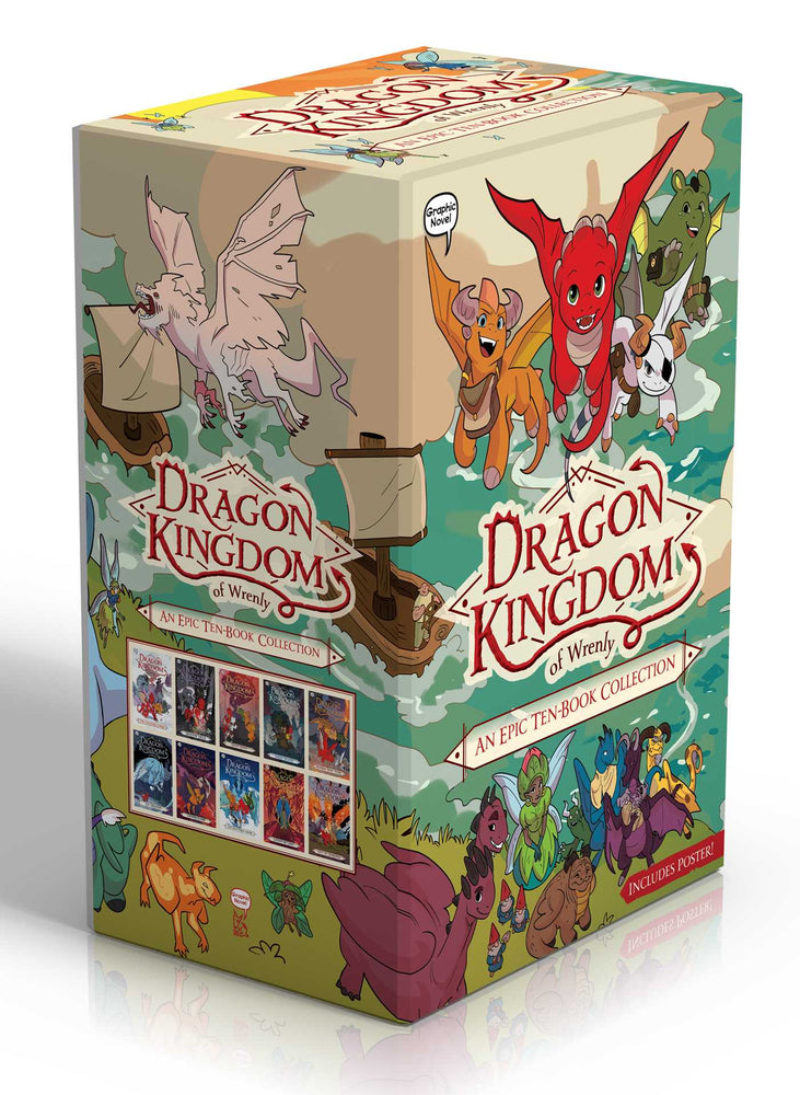 Dragon Kingdom of Wrenly An Epic Ten-Book Collection (Includes Poster!) (Boxed Set): The Coldfire Curse; Shadow Hills; Night Hunt; Ghost Island; - Childrens Books - Image - Pop Weasel