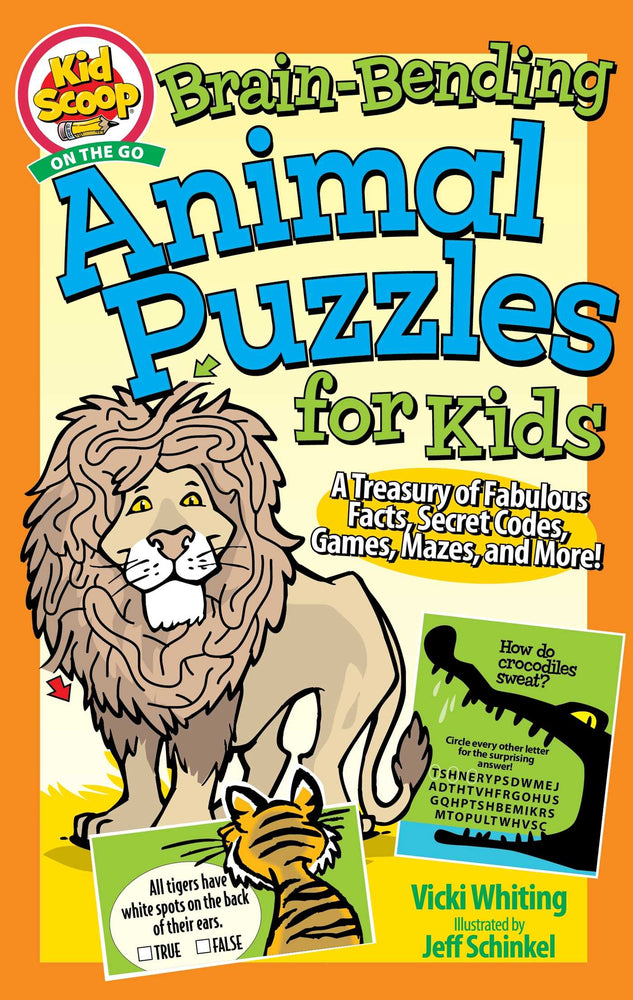 Brain Bending Animal Puzzles for Kids - Childrens Books - Image - Pop Weasel