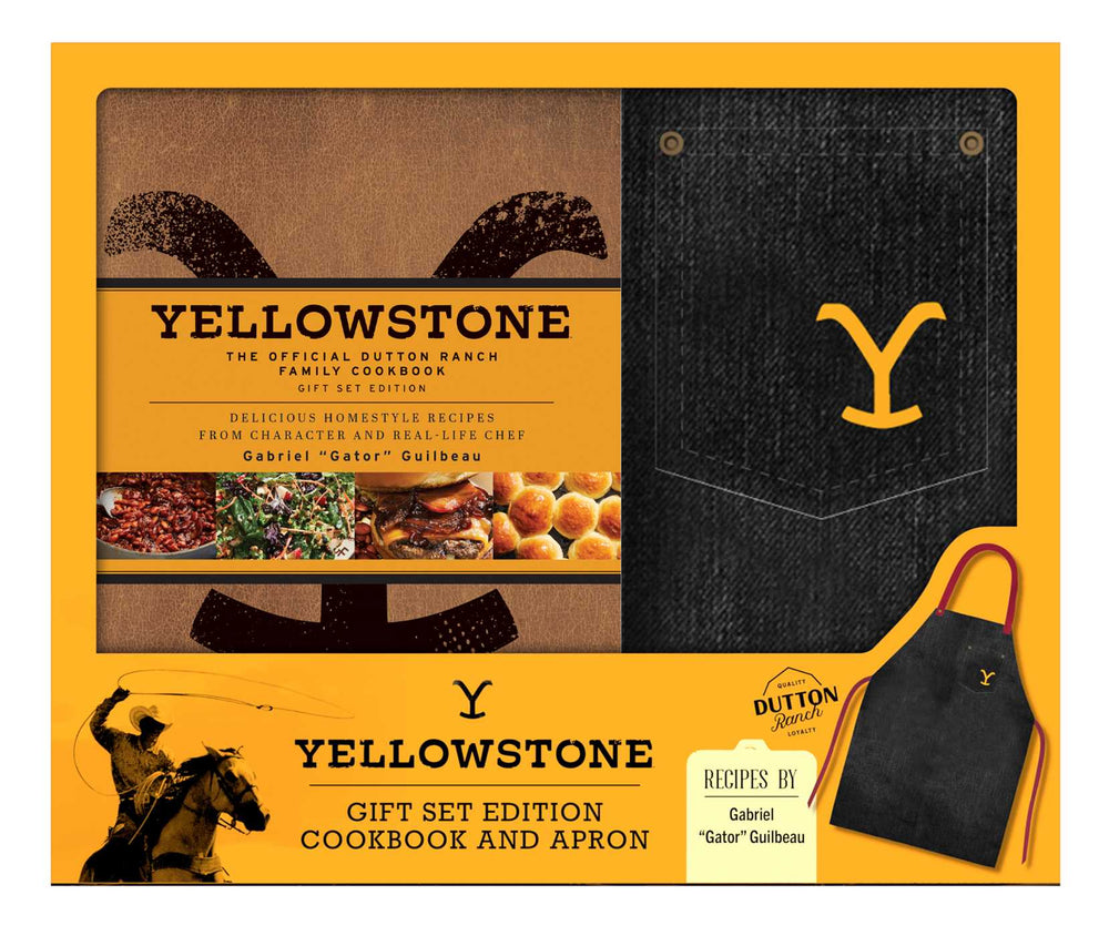 Yellowstone: The Official Dutton Ranch Family Cookbook Gift Set: Plus Exclusive Apron - Novelty - Image - Pop Weasel