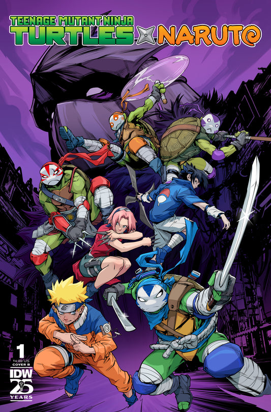 Teenage Mutant Ninja Turtles x Naruto #1 Variant B (Prasetya) image