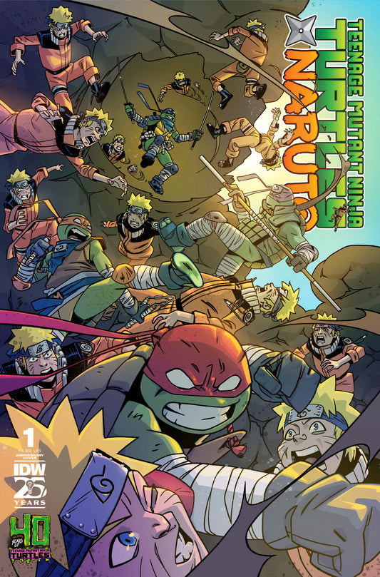 Teenage Mutant Ninja Turtles x Naruto #1 Variant 40th Anniversary (Duncan) image