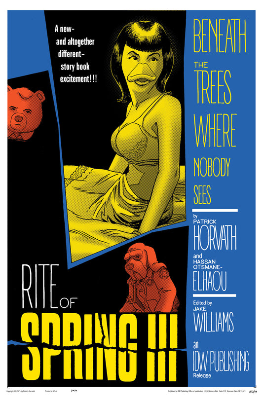 Beneath The Trees Where Nobody Sees: Rite Of Spring #3 Variant B (Fleecs Movie Homage Cover) - Image
