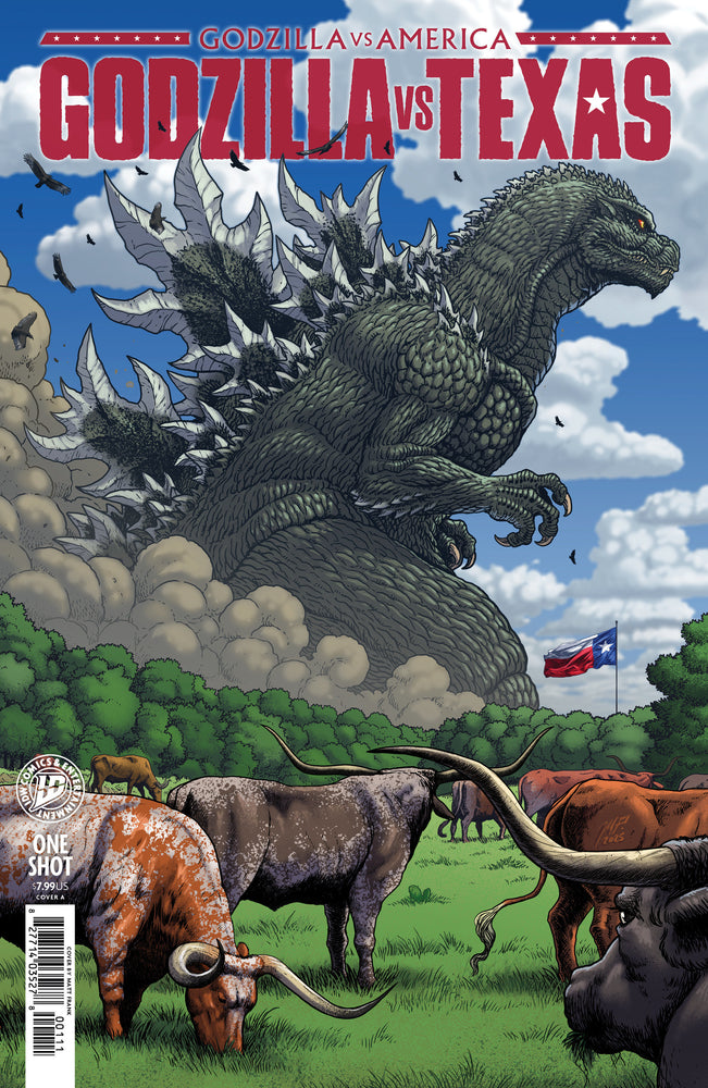 Godzilla Vs. America: Texas Cover A (Frank) - Comics - Image - Pop Weasel