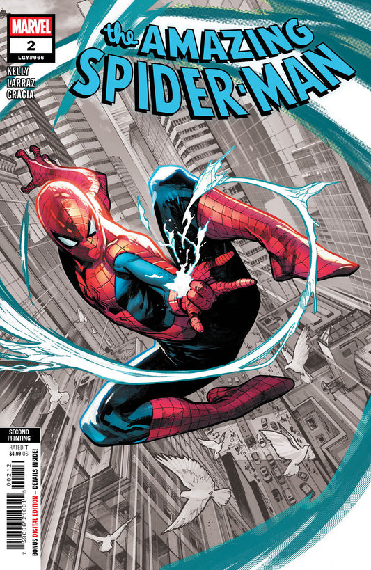 AMAZING SPIDER-MAN #2 PEPE LARRAZ 2ND PRINTING VARIANT - Image