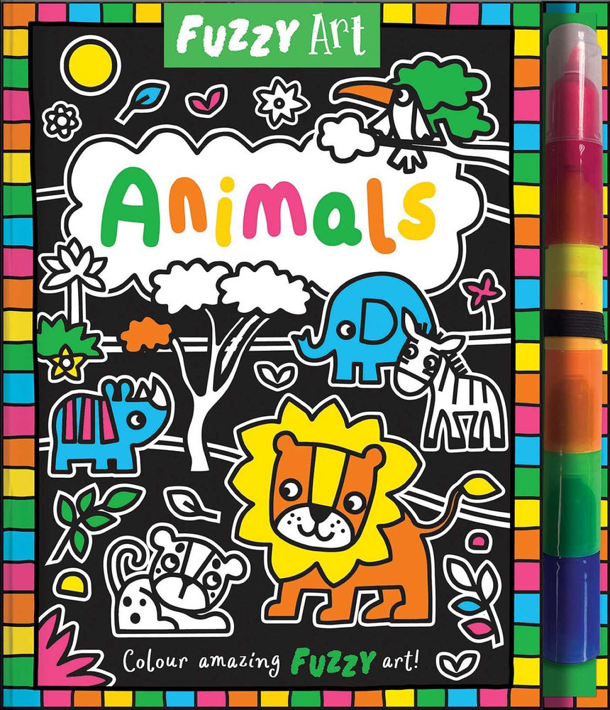Fuzzy Art Animals - Childrens Books - Image - Pop Weasel