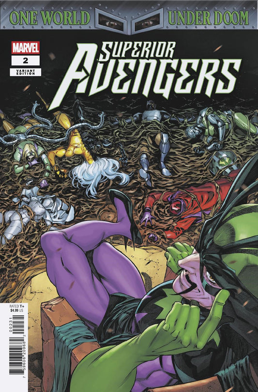 SUPERIOR AVENGERS #2 IBAN COELLO VARIANT [DOOM] - Image