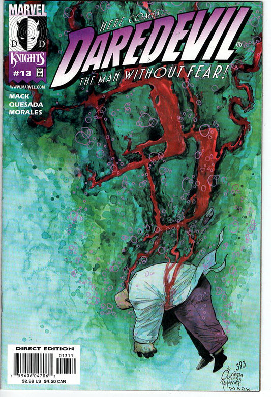 Pre-Owned - Daredevil #13  (October 2000) Scanned Image Pop Weasel Pre-Owned Comics
