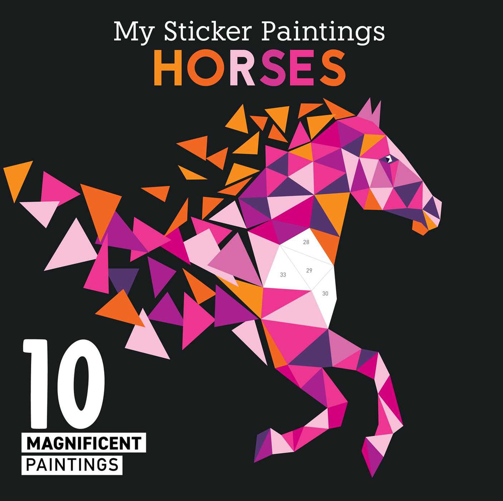 My Sticker Paintings: Horses: 10 Magnificent Paintings - Childrens Books - Image - Pop Weasel