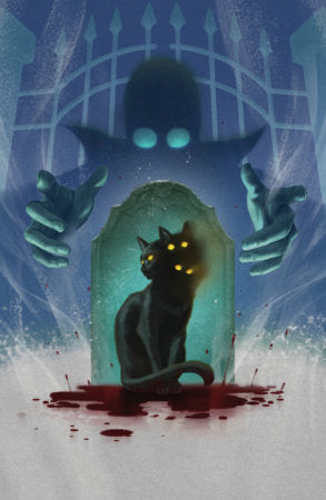 Stuff Of Nightmares: The Cat In The Coffin #1 E Glow In The Dark Variant (Full Art, Glow In The Dark, Murakami) - Image
