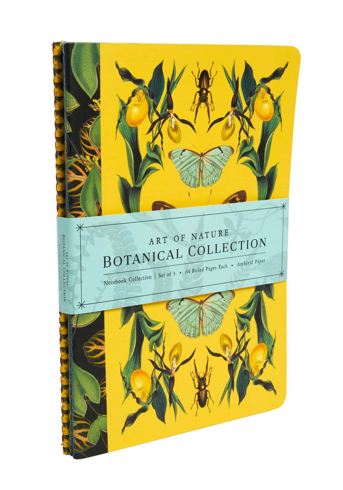 Art of Nature: Botanical Sewn Notebook Collection (Set of 3) - Stationery - Image - Pop Weasel