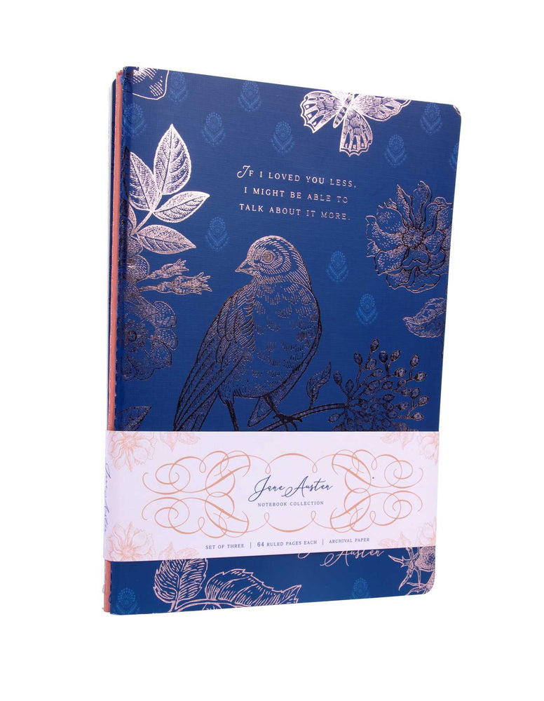 Jane Austen Sewn Notebook Collection (Set of 3) - Stationery - Image - Pop Weasel