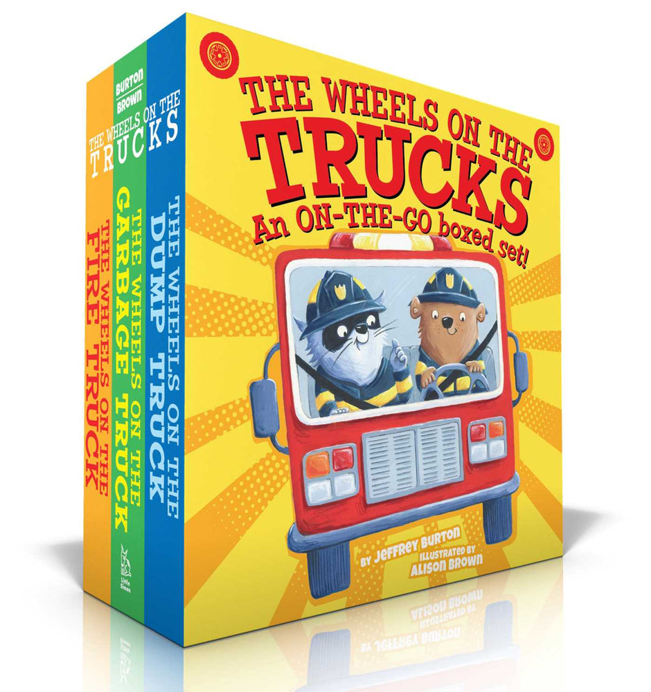 The Wheels on the Trucks (Boxed Set): The Wheels on the Fire Truck; The Wheels on the Garbage Truck; The Wheels on the Dump Truck - Childrens Books - Image - Pop Weasel