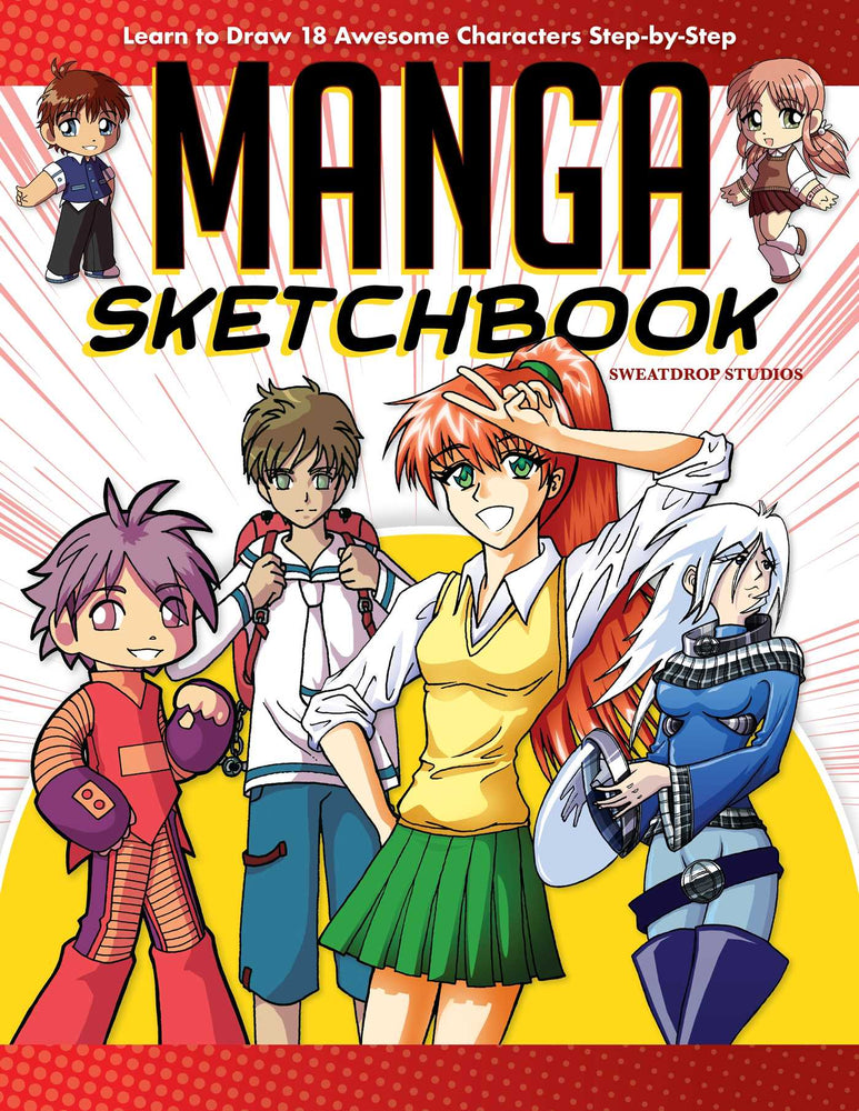 Manga Sketchbook: Learn to Draw 18 Awesome Characters Step-by-Step - Manga - Image - Pop Weasel